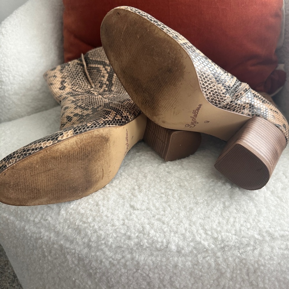Seychelles Wild Ride Python Snakeskin Boot Womens… - image 4